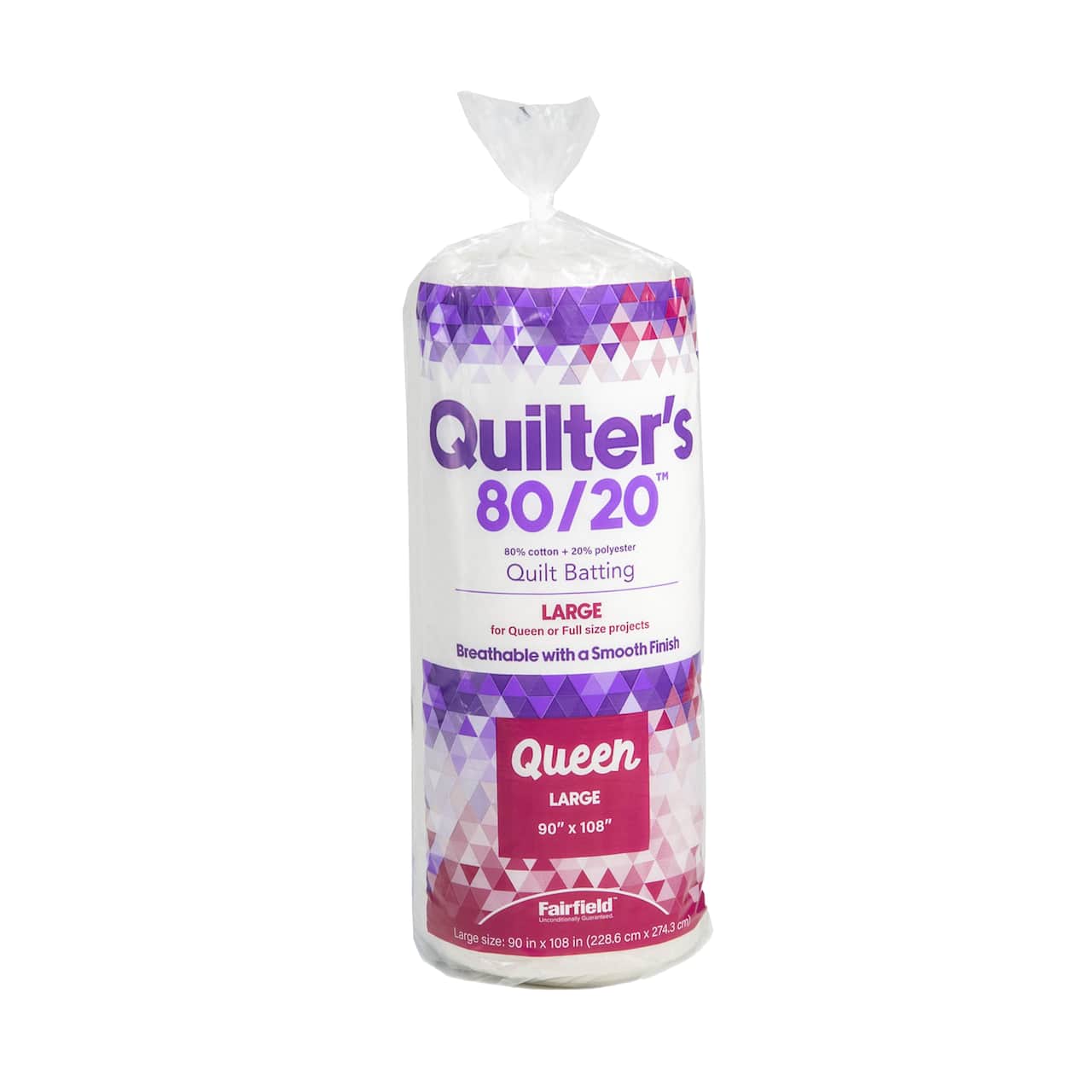 4 Pack: Fairfield™ Quilter's 80/20™ 90" x 108" Queen Quilt Batting